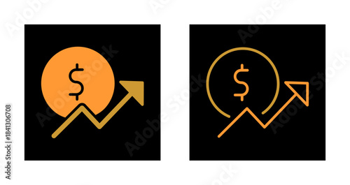 Money Growth Icon Design
