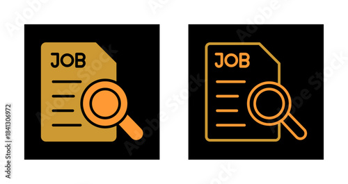 Job Search Icon Design