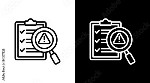 Risk Assessment With Icon Set Design