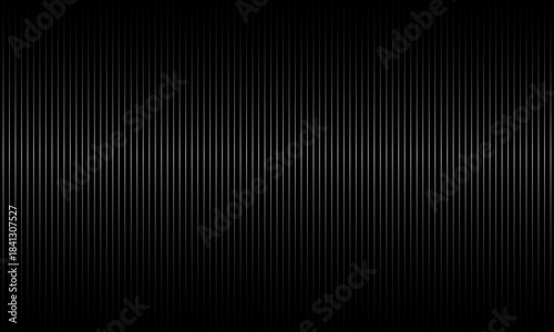 Black vertical line texture background, dark striped abstract pattern vector, modern sleek linear backdrop for minimal graphic design