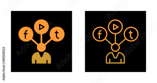Social Media Influencer Icon Design