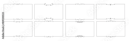 hand drawn outline background and frame