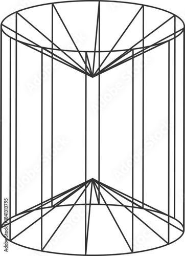 Wireframe Y2K Element