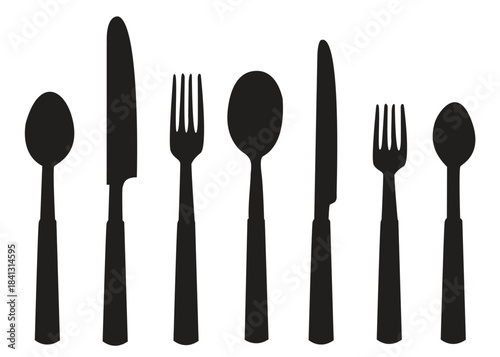 Set of knife vector illustration