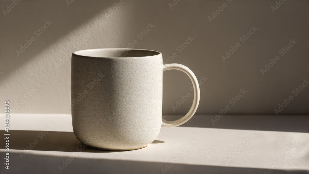 Obraz premium Minimalist Mug in Sunlight