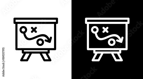 Strategy With Icon Set Design