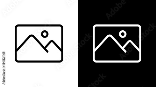 Image With Icon Set Design