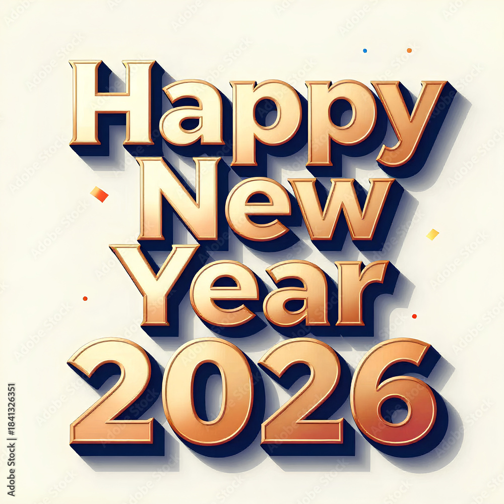 Fototapeta premium happy new year celebration 2026