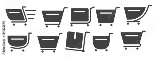 classic cart fill icon