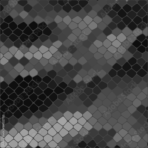 Geometric background consisting of black pebbles. polygonal style. eps 10