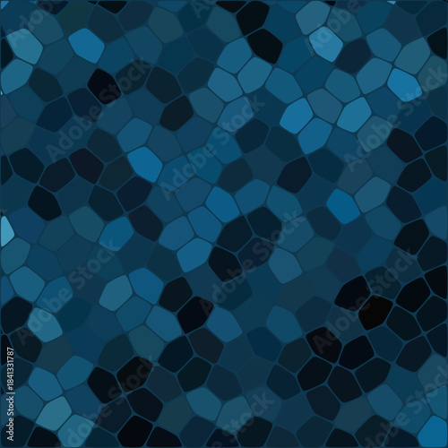 Geometric background consisting of dark blue pebbles. polygonal style. eps 10