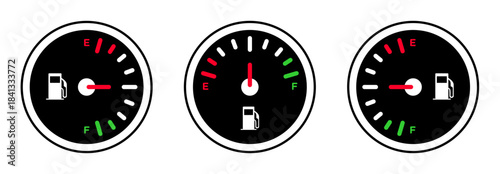 car fuel gauge dashboard