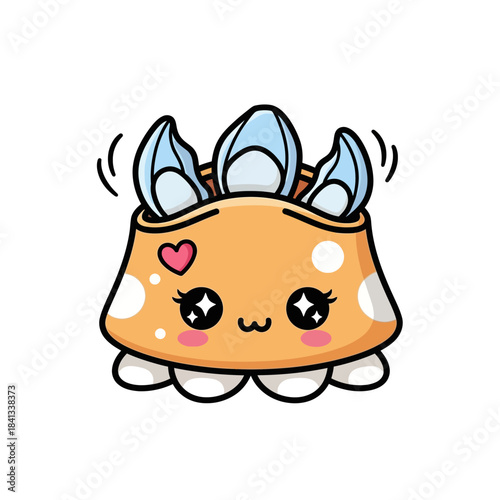 shelled animal popular kawaii illustration bernacle