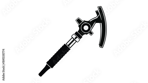 Dental mirror tool for oral examination and diagnosis in dentistry, medical instrument for healthcare professionals, close-up view