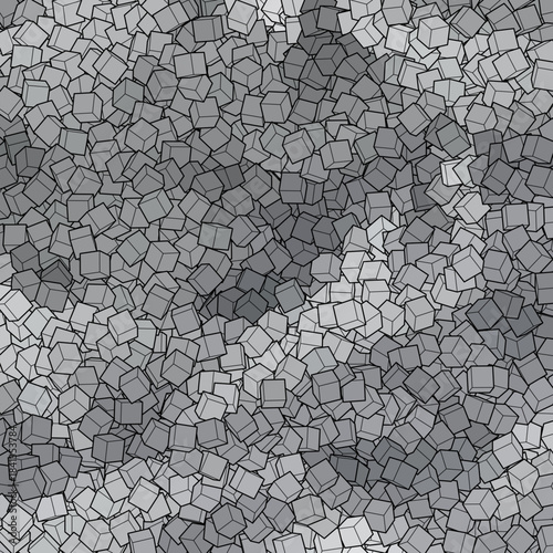 Gray background from cubes. Vector illustration for your graphic design. Vector illustration for your graphic design. eps 10