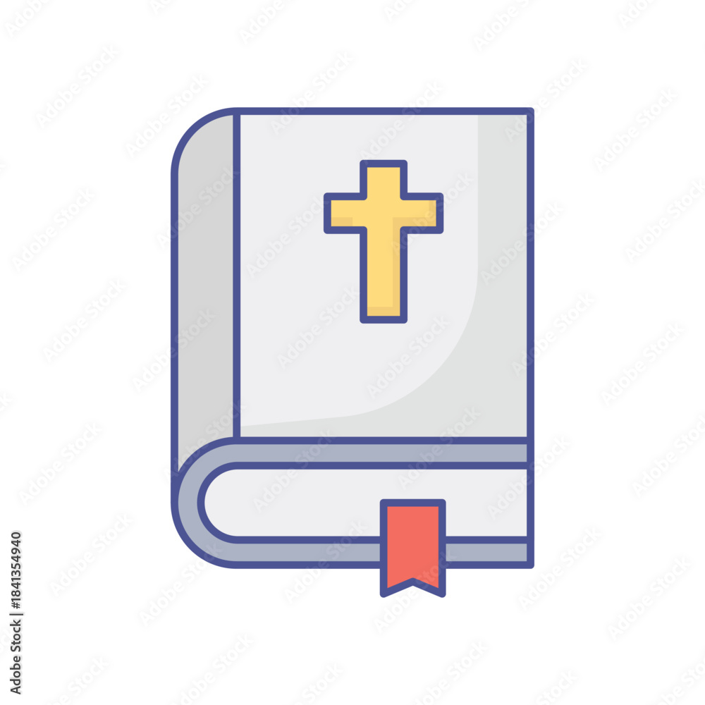 Obraz premium Bible Vector icon which can easily modify or edit