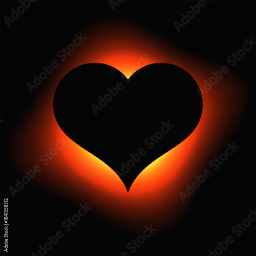 Heart illuminate light frame