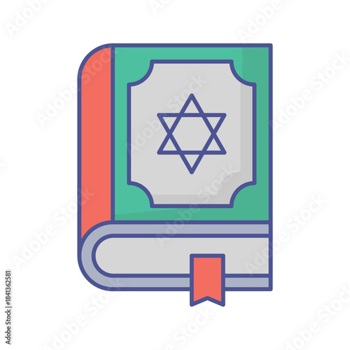 Holy Torah Vector icon which can easily modify or edit