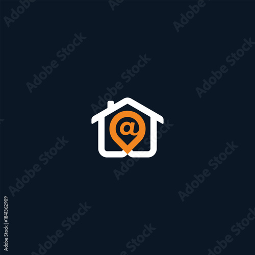 Home Locator with Symbol Inside