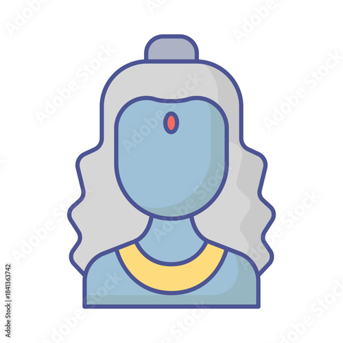 Gautama Vector icon which can easily modify or edit