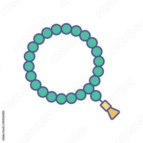 Holy Rosary Vector icon which can easily modify or edit