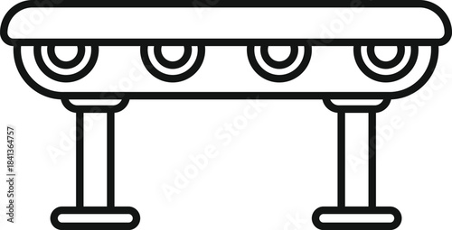 Conveyor belt transporting products in a manufacturing plant, symbolizing automated industrial processes