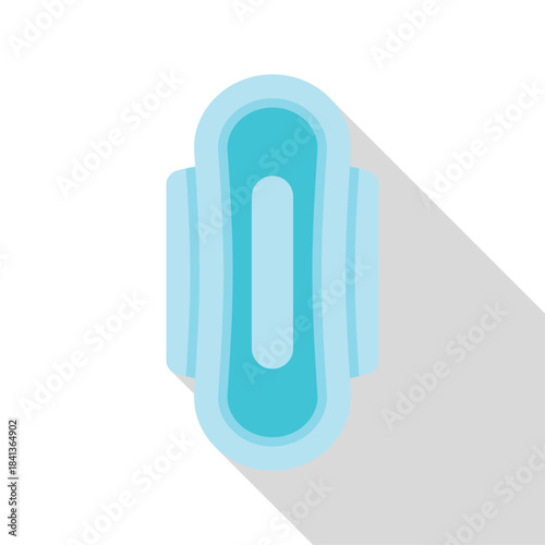 Sanitary pad representing feminine hygiene for period protection