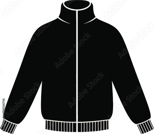 Jacket Clothing Apparel Vector Illustration