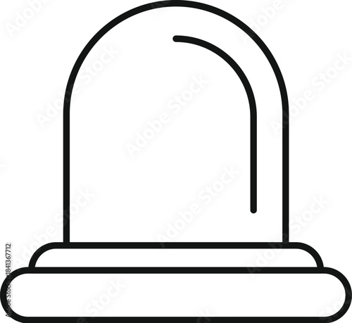 Emergency light representing safety, alert, and caution