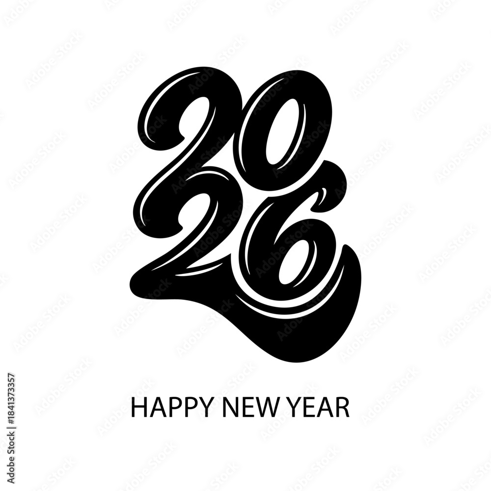 Fototapeta premium Happy New Year 2026