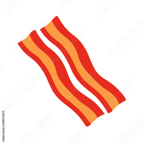 bacon strips vector clip art for web and graphic design