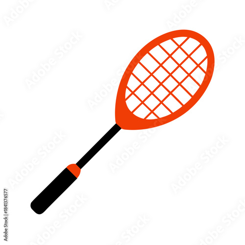 badminton racket vector clip art for web and graphic design