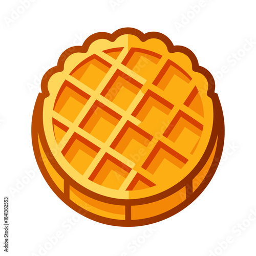 vector clip art waffles on white background for web and graphic design