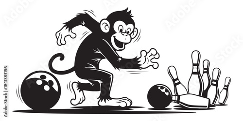 Funny cartoon panda cricket batsman ready to hit the ball