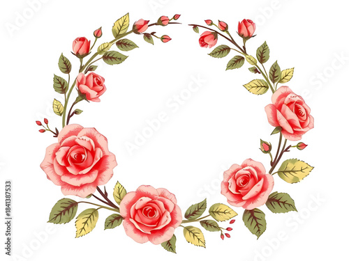 elegant roses round frame, chic floral roses circle, roses minimal line circle, roses fine line round frame, roses ultra thin sketch frame, roses soft pencil round border, roses delicate floral circle