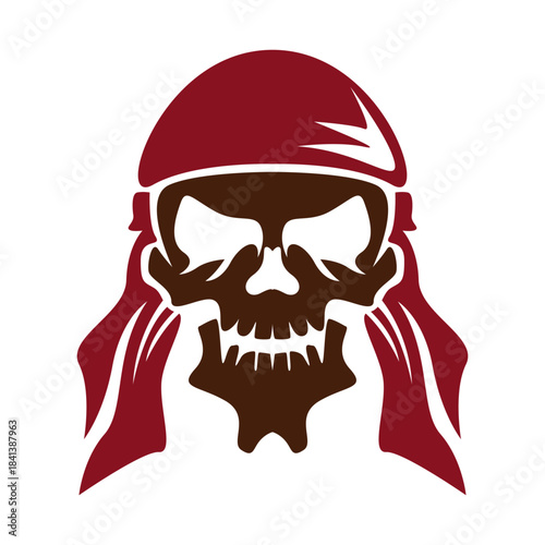 Pirates skull logo icon