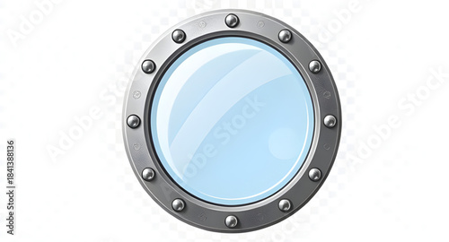 ship porthole vector illustration, nautical vessel window clipart, round marine porthole drawing, isolated boat window vector, hand-drawn porthole clipart illustration, decorative ship porthole vector