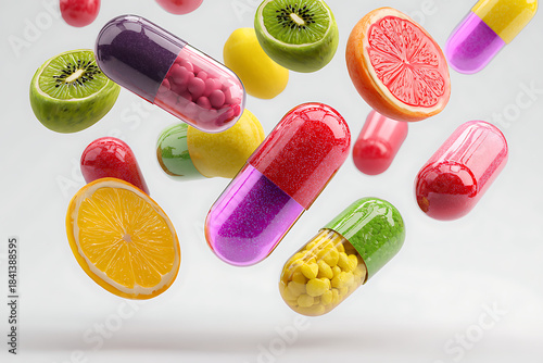 set of colorful candy