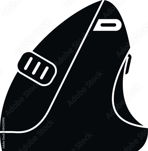 Muslim woman wearing a traditional niqab veil covering her face and head