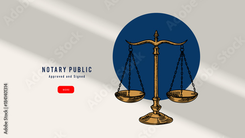 Sketch judicial scales background. Court, law, justice, rights, artificial intelligence regulation, notary service, mediation center, arbitration concept. Engraved hand drawn vector