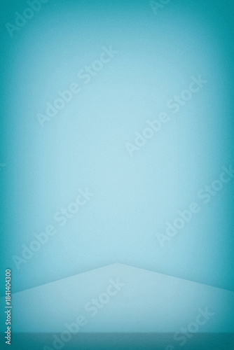 Abstract Clear Sky and cream gradient room empty background