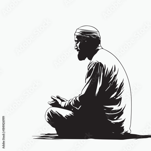 vector illustration of a man