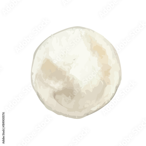 Watercolor-style pearl illustration／真珠