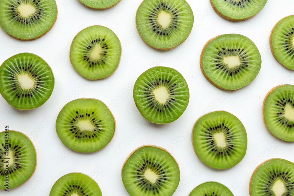 Fototapeta premium slices of kiwi