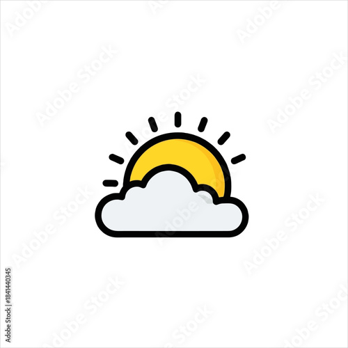 sun and cloud