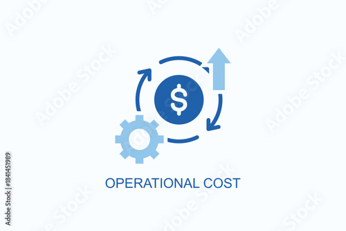 Operational Cost Icon Or Logo Isolated Vector Illustration