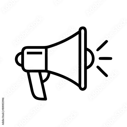 Volunteer megaphone icon transparent background