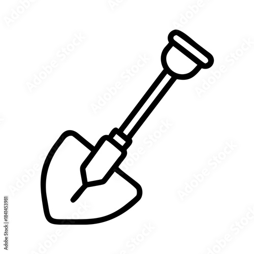 Volunteer shovel icon transparent background