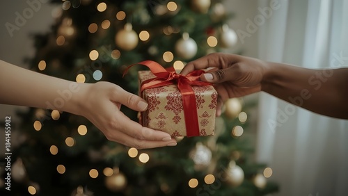 Giving Christmas presents