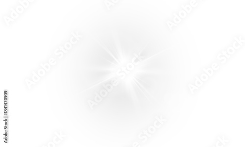 Png Light with Sun Glare. Overlay sun, Sunrays, and Glare in PNG Format. Gold Flare and Glare. PNG sun isolated on transparent background.